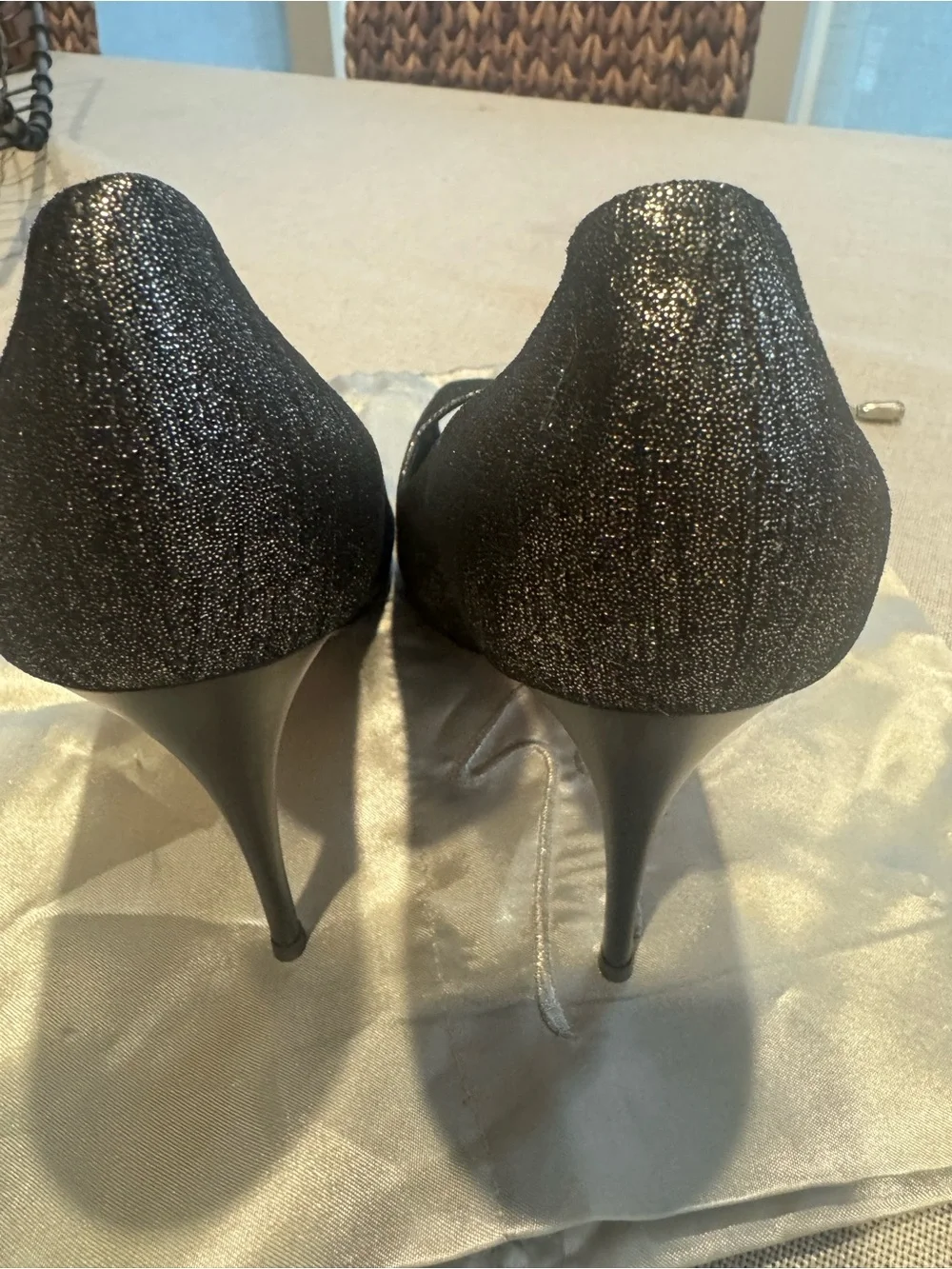 Giuseppe Zanotti glitter black